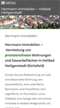 Mobile Screenshot of herrmannimmobilien.de
